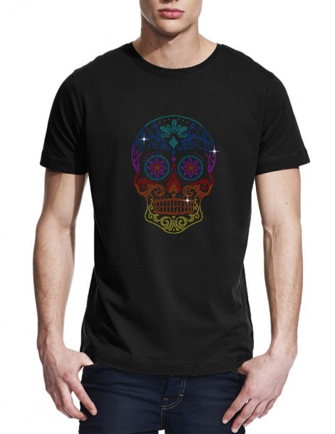 Tête de mort mexicaine-T-shirt homme