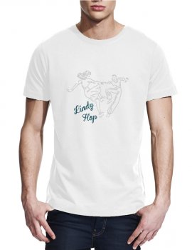 Danseurs lindy hop strass -T-shirt homme