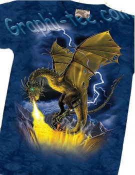 Golden Dragon - Tshirt - The Mountain