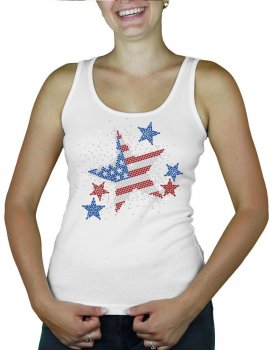 Stars USA - tank-tops woman