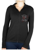 Bottes & Arabesques ROUGE - Gilet Femme Capuche