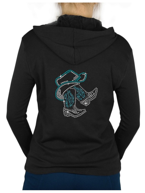 Bottes sous Chapeau - Gilet à capuche Femme