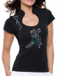 Couple Tango argentin- T-shirt femme Col Omega