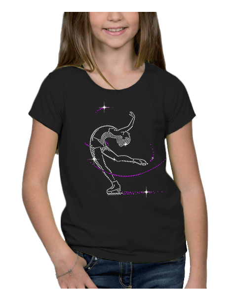 Patineuse- T-shirt Fillette