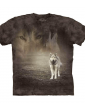 Grey Wolf Portrait T-Shirt - Adult mountain