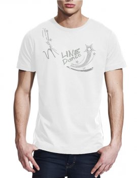 Line dance étoile - T-shirt homme