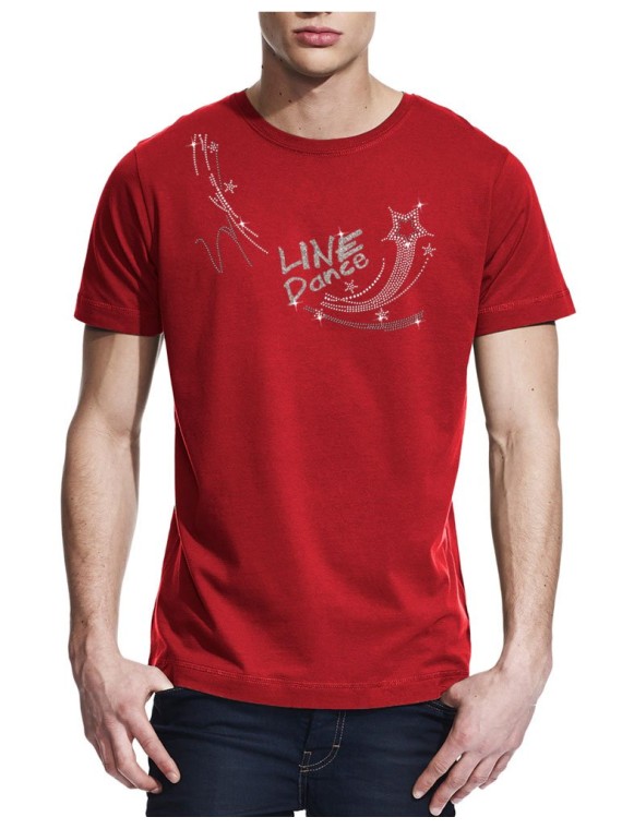 Line dance étoile - T-shirt homme