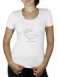 Patineuse - T-shirt femme col U