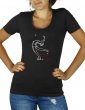 Patineuse - T-shirt femme col U