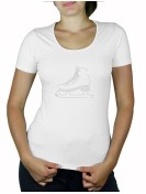 t-shirt strass patinage artistique
