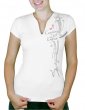 Country line dance étoile - T-shirt femme Col V