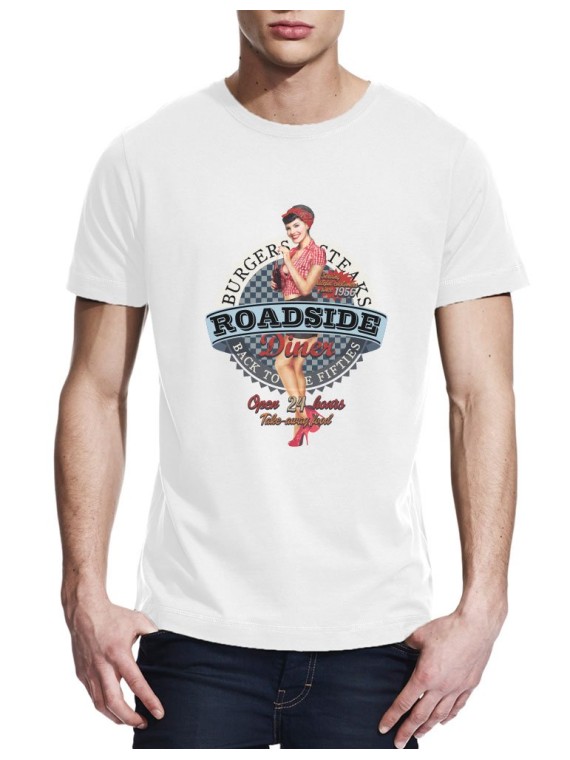 T shirt pin up vintage  année 50's 60's