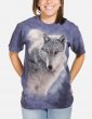 T-shirt wolf The mountain