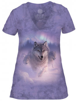T-shirt The mountain lady wolf