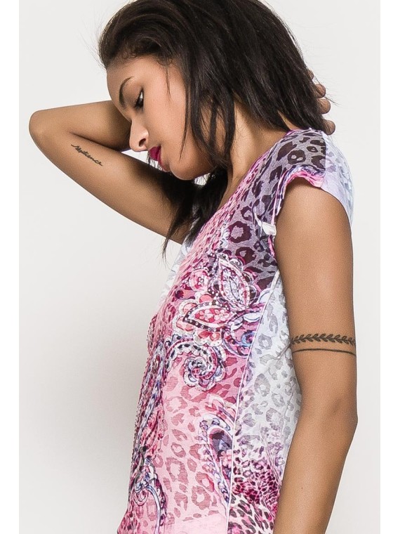 t-shirt burn out Arabesques